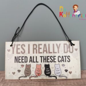 Tekstborden katten